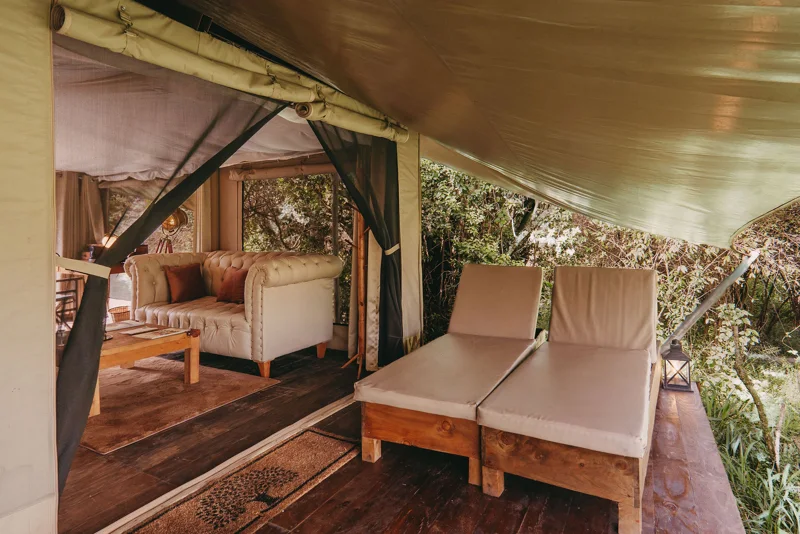 Private tented suite at Ilora Retreats, view 3